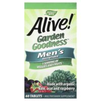 Alive!® Garden Goodness™, мультивитамины для мужчин, 60 таблеток — Nature's Way