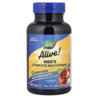 Alive!®, мультивитаминный комплекс для мужчин, 130 таблеток — Nature's Way