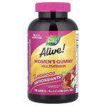 Alive!®, жевательные мультивитамины для женщин, с ягодным вкусом, 150 жевательных таблеток — Nature's Way