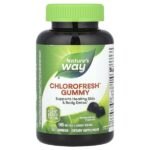 Chlorofresh®, жевательная таблетка, со вкусом садовых фруктов, 60 жевательных таблеток (50 мг в 1 жевательной таблетке) — Nature's Way