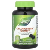 Chlorofresh®, жевательная таблетка, со вкусом садовых фруктов, 60 жевательных таблеток (50 мг в 1 жевательной таблетке) — Nature's Way