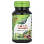Garden Veggies™, вегетарианская порошковая смесь, 60 веганских капсул — Nature's Way
