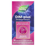 DIM-Plus™, добавка с дииндолилметаном, 60 веганских капсул — Nature's Way