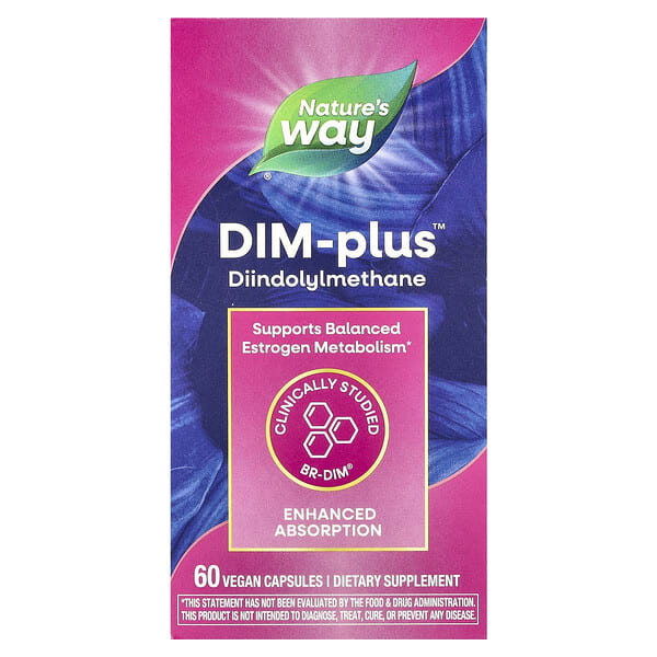 nwy14810_v_73.jpg DIM-Plus™, добавка с дииндолилметаном, 60 веганских капсул — Nature's Way