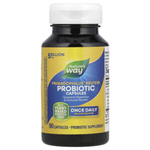 Primadophilus® Reuteri, пробиотик, 5 млрд КОЕ, 90 капсул — Nature's Way