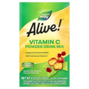 Alive!, фруктовый источник витамина C, 120 г (4,23 унции) — Nature's Way