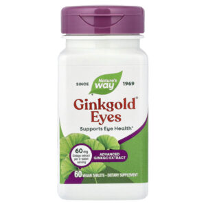 Ginkgold® Eyes, 60 веганских таблеток — Nature's Way