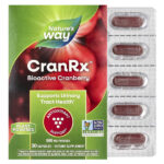 CranRx®, биоактивная клюква, 500 мг, 30 капсул — Nature's Way