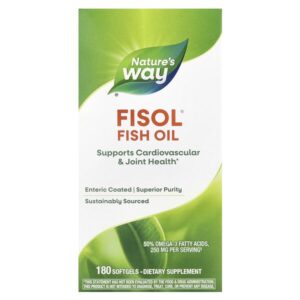 Fisol, рыбий жир, 180 мягких таблеток — Nature's Way