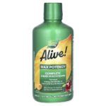 Alive! полный комплекс мультивитаминов в жидкой форме, максимальная эффективность, цитрусовый вкус, 900 мл — Nature's Way