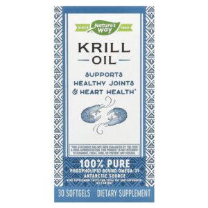масло криля, 30 капсул — Nature's Way