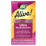 Alive!®, ультрамультивитамины для женщин старше 50 лет, 60 таблеток — Nature's Way