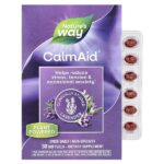 CalmAid, клинически изученная лаванда, 80 мг, 30 мягких таблеток — Nature's Way