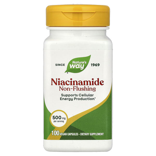 nwy40480_v_71.jpg Никотинамид, 500 мг, 100 капсул — Nature's Way