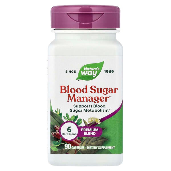 nwy79200_v_92.jpg Blood Sugar Management®, 90 капсул — Nature's Way