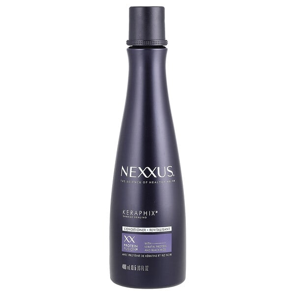 nxs00526_v_28.jpg Keraphix™ заживляющий кондиционер для повреждений, XX Protein Fushion™ с кератином и черным рисом, 400 мл (13,5 жидк. Унции) — Nexxus
