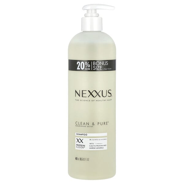 nxs00616_v_8.jpg Clean & Pure™, питательный детокс-шампунь, для всех типов волос, 488 мл (16,5 жидк. унц.) — Nexxus