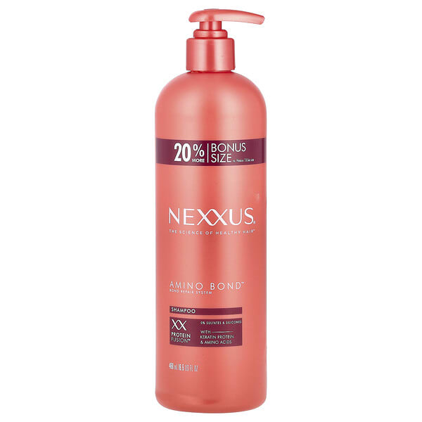 nxs00826_v_8.jpg Шампунь Amino Bond™, для всех типов поврежденных волос, 488 мл (16,5 жидк. унц.) — Nexxus