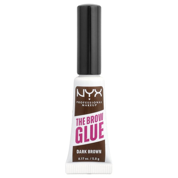 nyx23381_v_20.jpg The Brow Glue, мгновенная укладка для бровей, 04 темно-коричневый, 5 г (0,17 унции) — NYX Professional Makeup