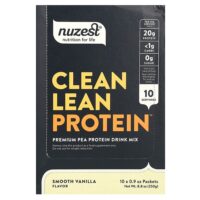 чистый постный протеин, со вкусом ванили, 10 пакетиков по 25 г (0,9 унции) — Nuzest