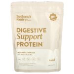 Digestive Support Protein™, смесь для приготовления растительного протеина, пробиотик и ваниль, 450 г (15,87 унции) — Nuzest