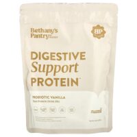 Digestive Support Protein™, смесь для приготовления растительного протеина, пробиотик и ваниль, 450 г (15,87 унции) — Nuzest