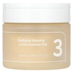 No 3 Radiance Glowing Jumbo Essence Pad, 70 шт., 150 мл (5,07 жидк. унции) — Numbuzin