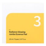 No 3 Radiance Glowing Jumbo Essence Pad, 70 шт., 150 мл (5,07 жидк. унции) — Numbuzin — изображение 2