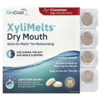 XyliMelts® Dry Mouth, корица, 40 плавок — OraCoat
