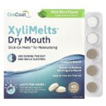 XyliMelts®, средство от сухости во рту, мягкая мята, 40 таблеток — OraCoat