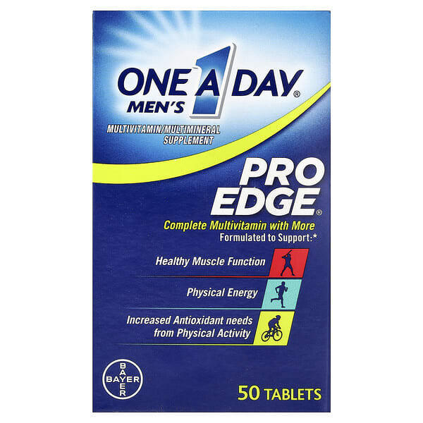 oad54118_v_44.jpg Men's Pro Edge, полноценный мультивитаминный комплекс, 50 таблеток — One-A-Day
