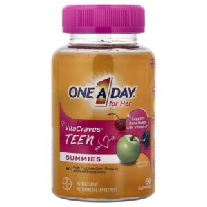 For Her, подростковые жевательные таблетки VitaCraves®, 60 жевательных конфет — One-A-Day