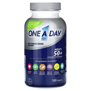 Men's 50+, Healthy Advantage, мультивитаминная/мультиминеральная добавка, 100 таблеток — One-A-Day