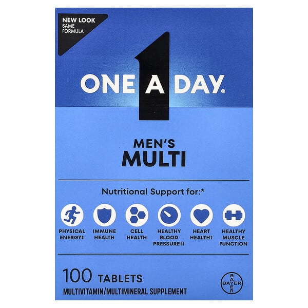 oad58694_v_44.jpg мультивитамины для мужчин, 100 таблеток — One-A-Day