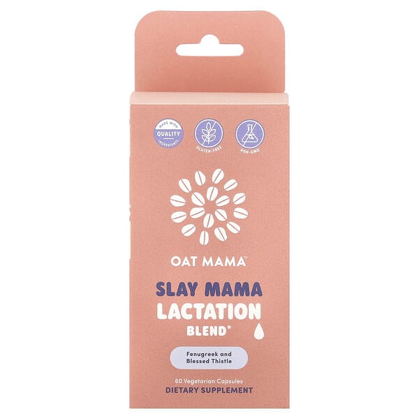 oat44890_v_36.jpg Slay Mama, смесь для лактации, 60 вегетарианских капсул — Oat Mama