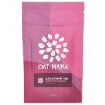 Lactation Tea, голубика и гранат, без кофеина, 14 чайных пакетиков, 32 г — Oat Mama