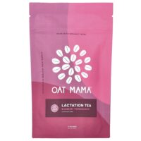 Lactation Tea, голубика и гранат, без кофеина, 14 чайных пакетиков, 32 г — Oat Mama