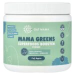 Mama Greens, Superfoods Booster, порошок для поддержки суперфудов, со вкусом яблока Фуджи, 180 г (6,35 унции) — Oat Mama