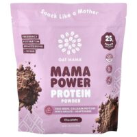 Mama Power, протеиновый порошок, шоколад, 555 г (1 фунт 3,6 унции) — Oat Mama