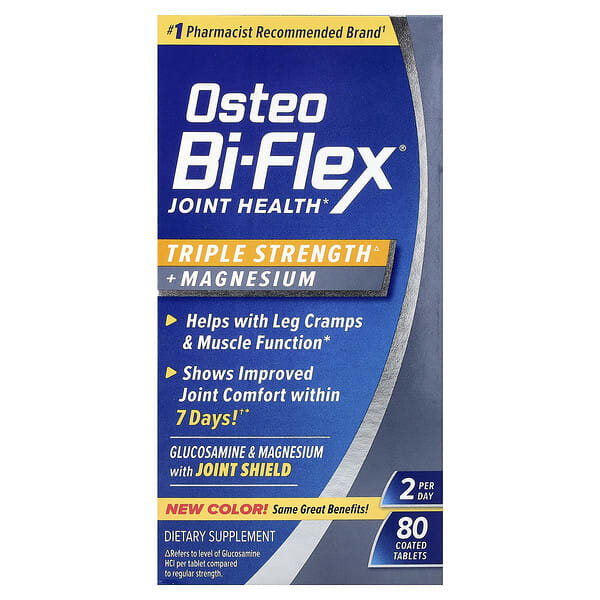 obf00227_v_79.jpg Joint Health, тройная сила + магний, 80 таблеток, покрытых оболочкой — Osteo Bi-Flex