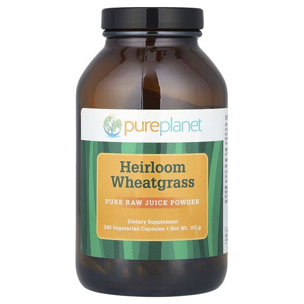 obn52693_v_40.jpg Heirloom Wheatgrass, 240 вегетарианских капсул — Pure Planet