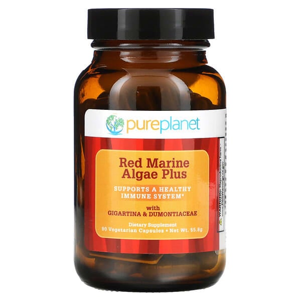 obn87000_v_32.jpg Red Marine Algae Plus, 90 вегетарианских капсул — Pure Planet