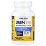 Professional, омега-3 2100®, с апельсиновым вкусом, 60 капсул (1050 мг в 1 капсуле) — OceanBlue