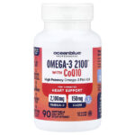 Professional, Omega-3 2100® с коэнзимом Q10, апельсин, 90 капсул — OceanBlue