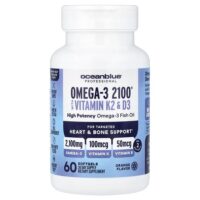 Professional, Omega-3 2100® с витаминами K2 и D3, апельсин, 60 капсул — OceanBlue