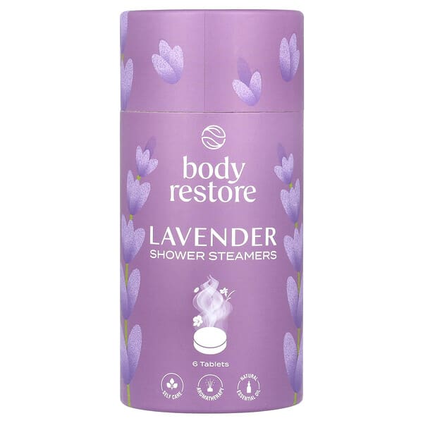 ody31300_v_9.jpg Пароварки для душа, лаванда, 6 таблеток, 5,3 унции — Body Restore