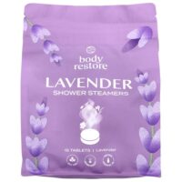 Пароварки для душа, лаванда, 15 таблеток, 13,2 унции — Body Restore