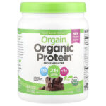 Organic Protein™, порошок со сливочной шоколадной помадкой, 462 г (1,02 фунта) — Orgain
