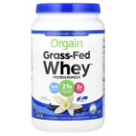 протеиновый порошок Whey™ от Grass-Fed, со вкусом ванили, 828 г (1,82 фунта) — Orgain
