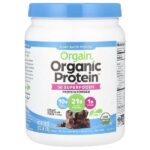 Органический протеиновый порошок + 50 Superfoods, сливочная шоколадная помадка, 510 г (1,12 фунта) — Orgain
